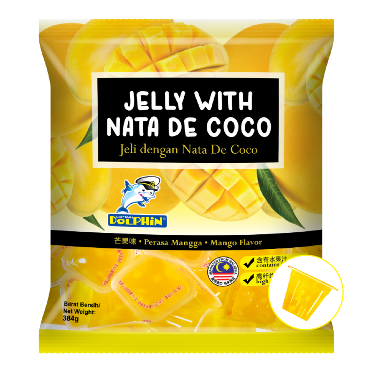 Mango Fruity Jelly with Nata De Coco 32g x 12pcs Mango Fruity Jelly