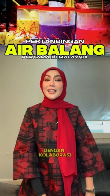 𝗣𝗲𝗿𝘁𝗮𝗻𝗱𝗶𝗻𝗴𝗮𝗻 𝗔𝗶𝗿 𝗕𝗮𝗹𝗮𝗻𝗴 𝗣𝗲𝗿𝘁𝗮𝗺𝗮 𝗱𝗶 𝗠𝗮𝗹𝗮𝘆𝘀𝗶𝗮! 🥭🍓🥤

Terbuka kepada semua! Peniaga atau pencinta air balang, tunjukkan kreativiti Air Balang terbaik anda dan berpeluang memenangi hadiah wang tunai yang menarik!

📍 𝗞𝗕 𝗠𝗮𝗹𝗹, 𝗞𝗼𝘁𝗮 𝗕𝗵𝗮𝗿𝘂, 𝗞𝗲𝗹𝗮𝗻𝘁𝗮𝗻
📅 𝟰 𝗔𝗽𝗿𝗶𝗹 𝟮𝟬𝟮𝟲 (𝗦𝗮𝗯𝘁𝘂)
⏰ 𝟱:𝟬𝟬 𝗣𝗲𝘁𝗮𝗻𝗴 – 𝟳:𝟬𝟬 𝗣𝗲𝘁𝗮𝗻𝗴

📢 Tempat terhad! Daftar awal untuk harga Early Bird. 👇📲
https://forms.gle/3RsdH3XMDUVy76mh7

Sebarang pertanyaan boleh WhatsApp : +60111-089 1594

Bawa idea paling kreatif dan jadi juara Air Balang pertama di Malaysia! 🥤✨