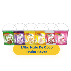 Nata De Coco with Fruit Flavor (1.5kg x 6 containers)