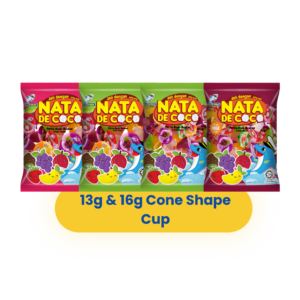 Jelly with Nata De Coco (Cone Shape)