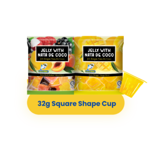 Jelly with Nata De Coco (Square Shape)