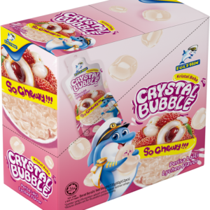 60g x 12pcs Crystal Bubble Box Lychee Flavour