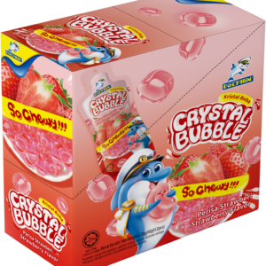 60g x 12pcs Crystal Bubble Box Strawberry Flavour