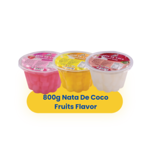 Nata De Coco with Fruit Flavor (800g x 12bowls)